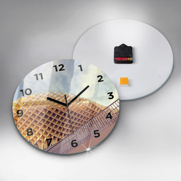 Wanduhr rund Aussichtspunkt in Sevilla