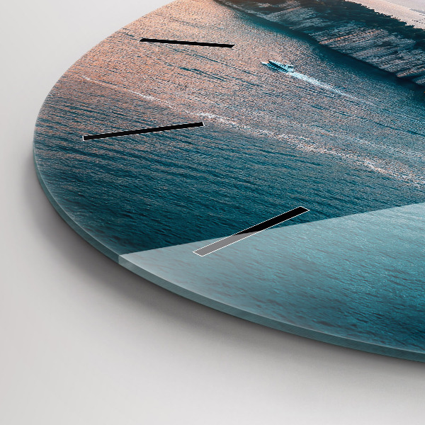 Wanduhr rund mit motiv Insel in Kroatien