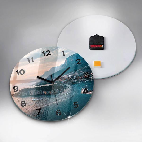 Wanduhr rund mit motiv Insel in Kroatien