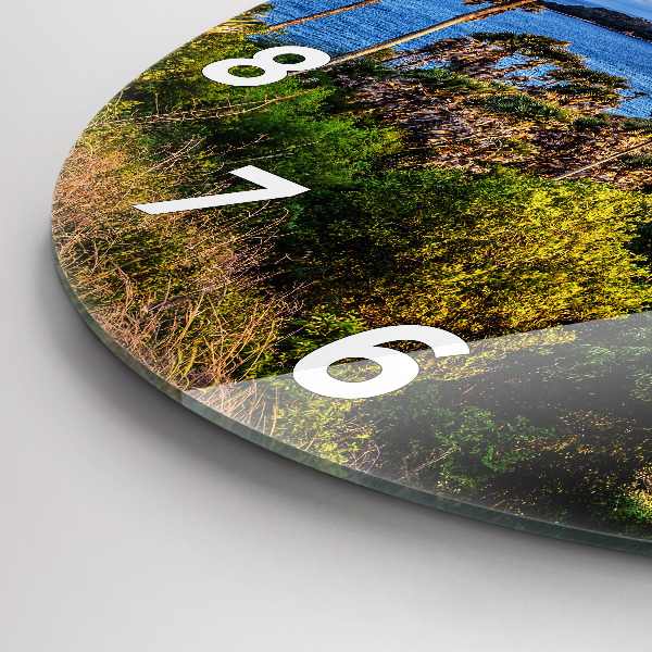 Wanduhr rund mit motiv Phuket in Thailand