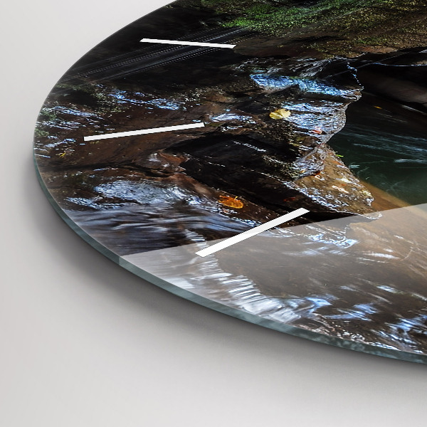 Wanduhr rund mit motiv Golden Gate Bridge