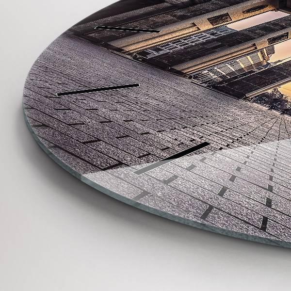 Wanduhr rund Brandenburger Tor