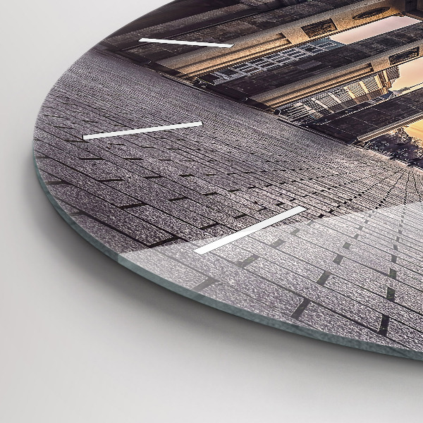 Wanduhr rund Brandenburger Tor