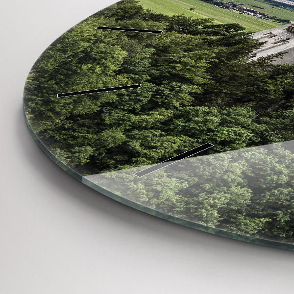 Wanduhr rund Schloss Neuschwanstein