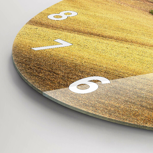 Wanduhr rund Mähren Ländliche Landschaft