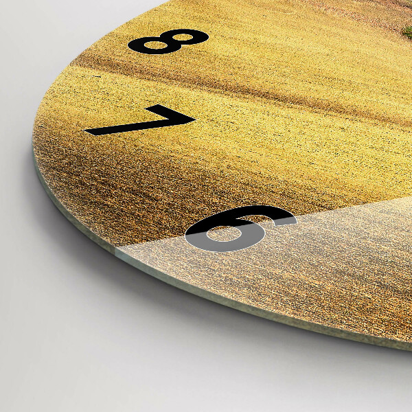 Wanduhr rund Mähren Ländliche Landschaft