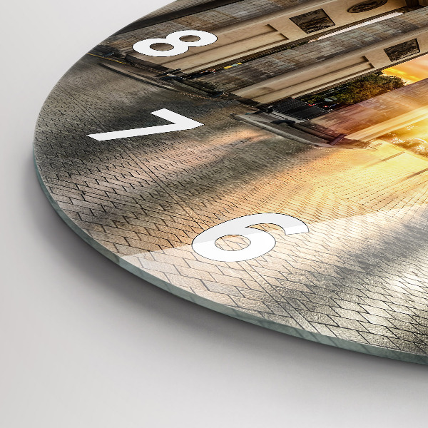 Wanduhr rund mit motiv Brandenburger Tor in Berlin