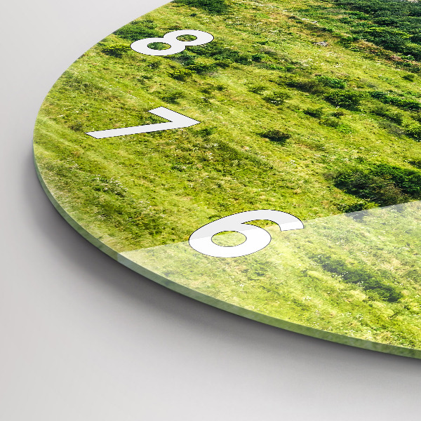 Wanduhr rund mit motiv Zipser Burg in der Slowakei