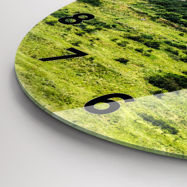 Wanduhr rund mit motiv Zipser Burg in der Slowakei