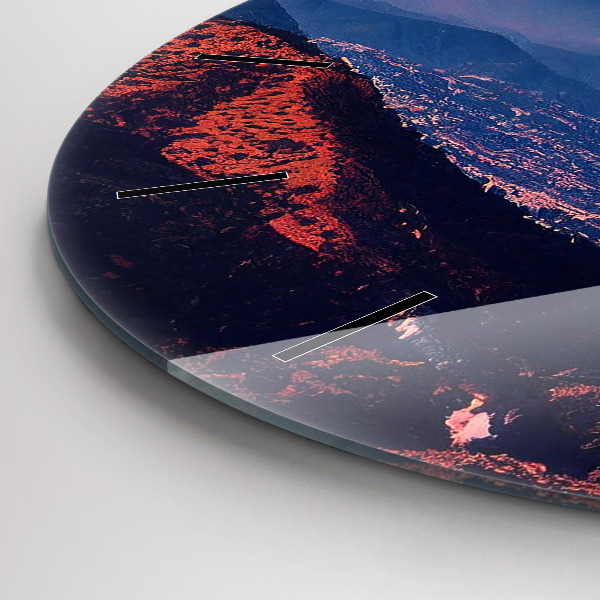 Wanduhr rund Berge in San Antonio USA