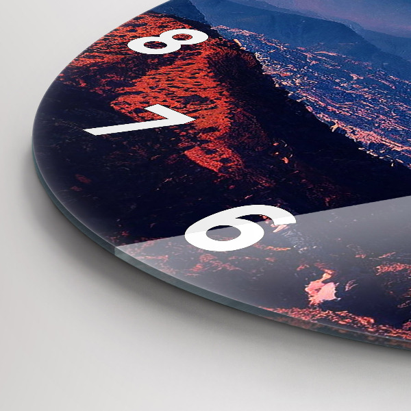 Wanduhr rund Berge in San Antonio USA