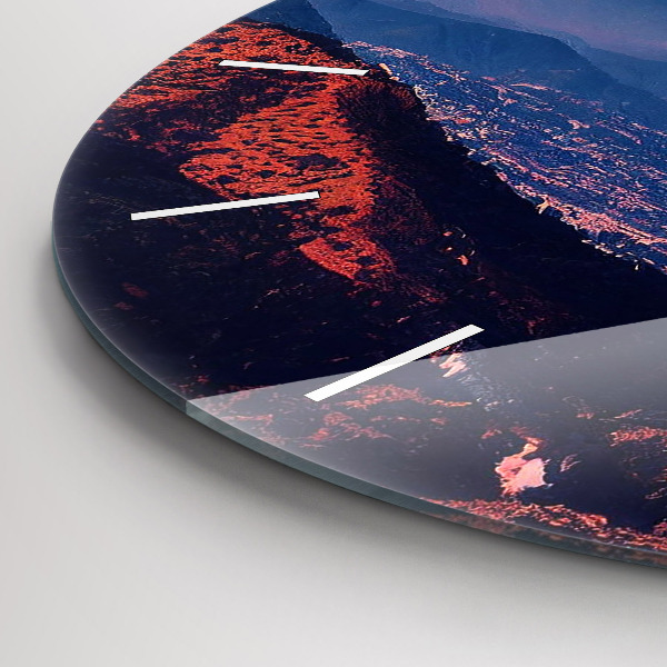 Wanduhr rund Berge in San Antonio USA