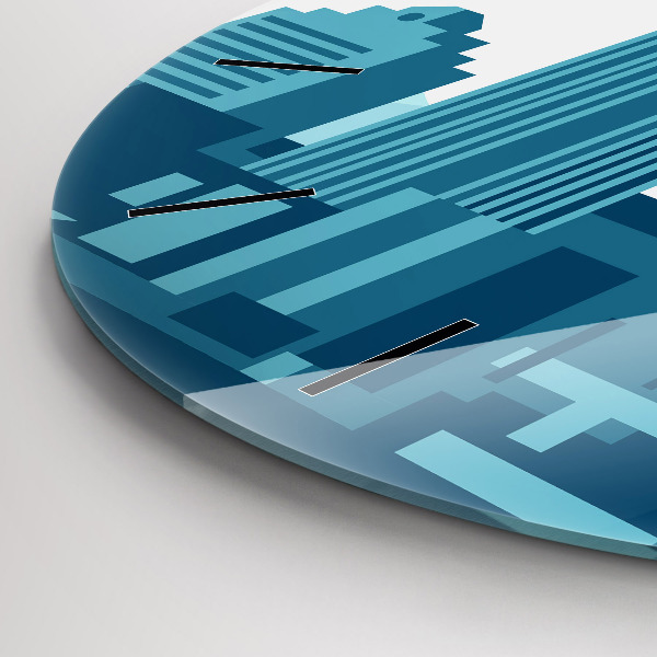 Wanduhr rund Architektur in den USA