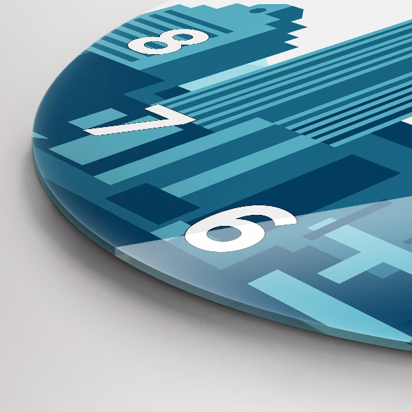 Wanduhr rund Architektur in den USA