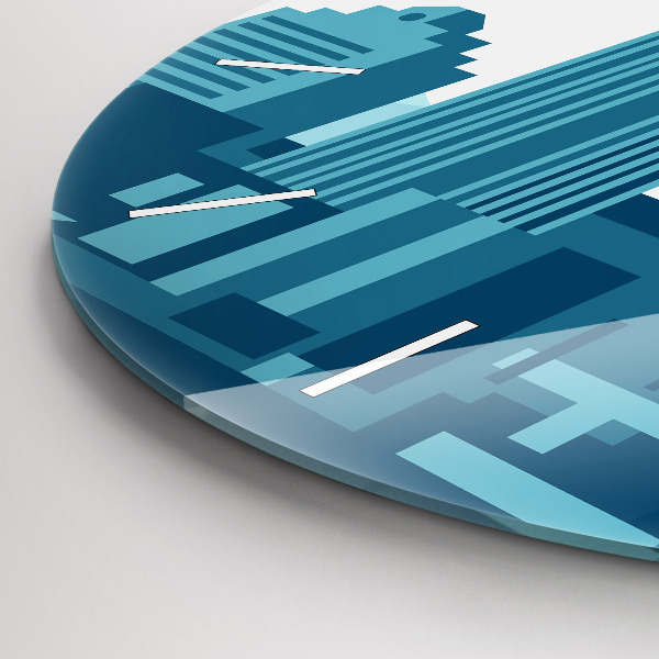 Wanduhr rund Architektur in den USA