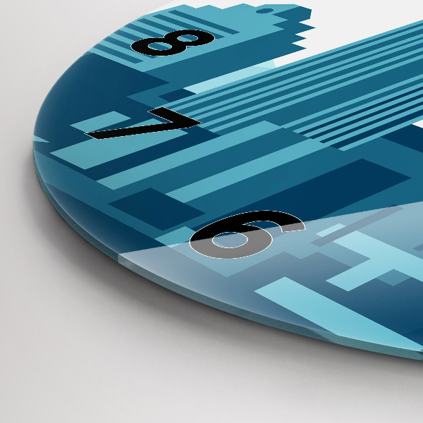 Wanduhr rund Architektur in den USA