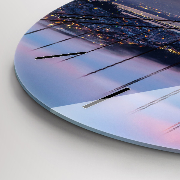 Wanduhr rund Brücke von San Francisco