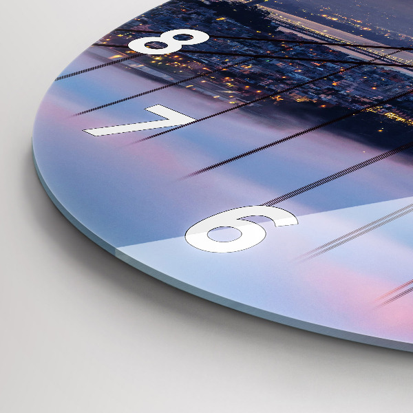 Wanduhr rund Brücke von San Francisco