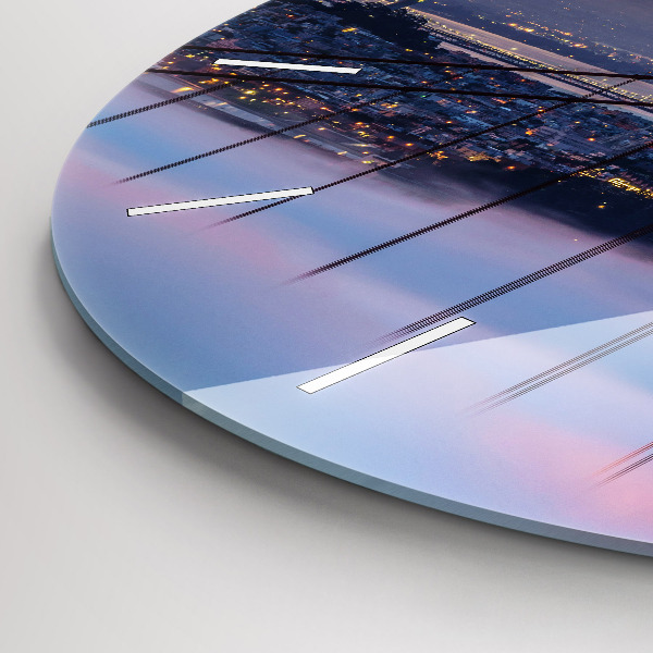 Wanduhr rund Brücke von San Francisco