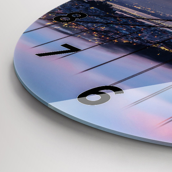 Wanduhr rund Brücke von San Francisco