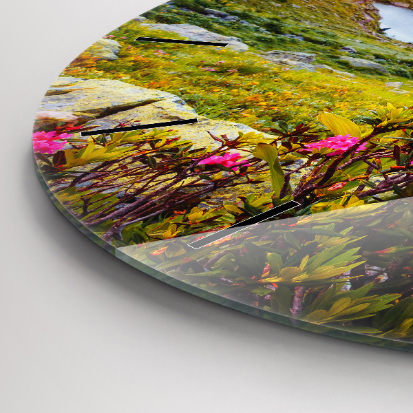 Wanduhr rund Gletscher Mont Blanc Chamonix