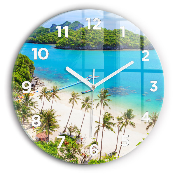 Wanduhr rund mit motiv Nationalpark Thailand