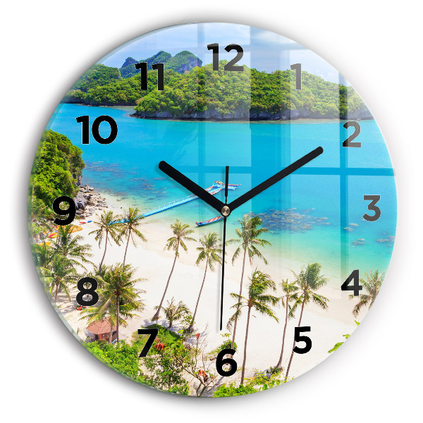 Wanduhr rund mit motiv Nationalpark Thailand