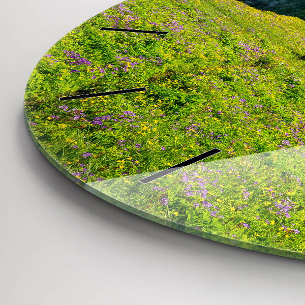 Wanduhr rund mit motiv Hornstrandir Naturreservat Island