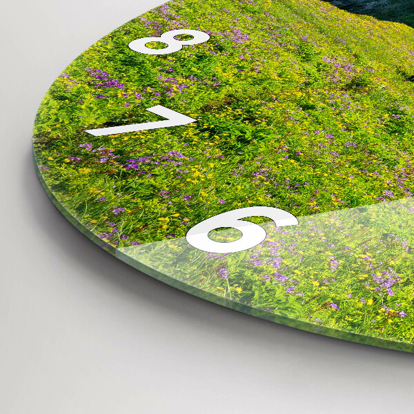 Wanduhr rund mit motiv Hornstrandir Naturreservat Island