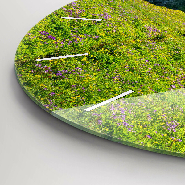 Wanduhr rund mit motiv Hornstrandir Naturreservat Island