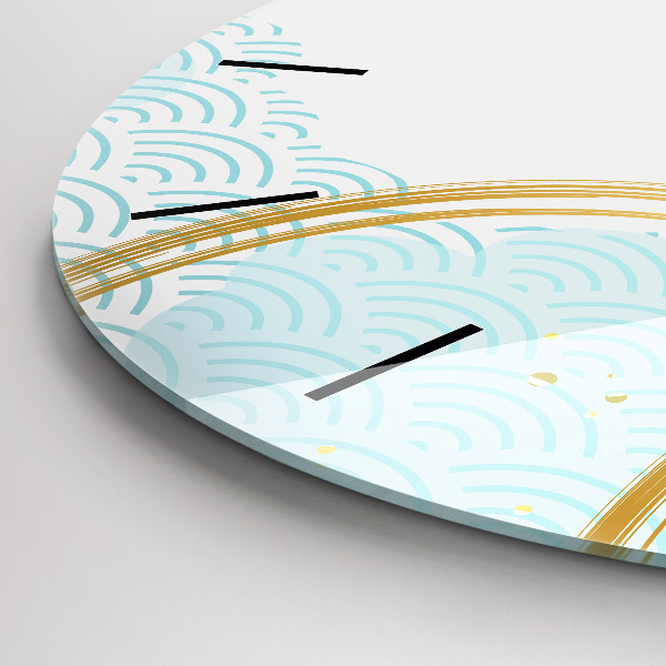 Wanduhr rund mit motiv Dekoratives Muster