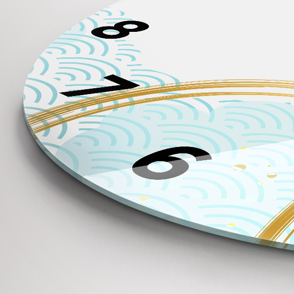 Wanduhr rund mit motiv Dekoratives Muster