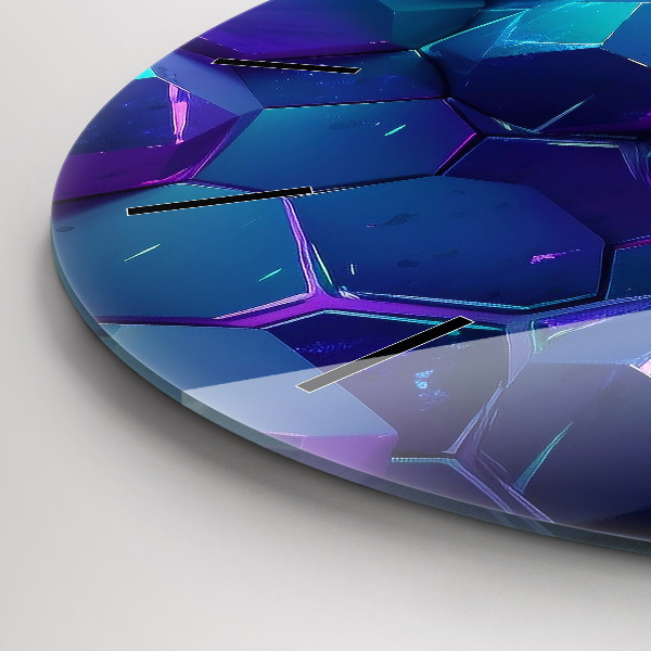 Wanduhr rund mit motiv Geometrische Formen