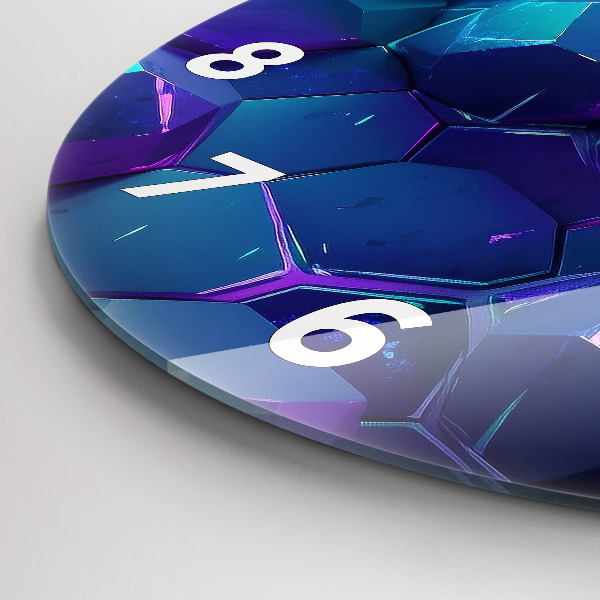 Wanduhr rund mit motiv Geometrische Formen