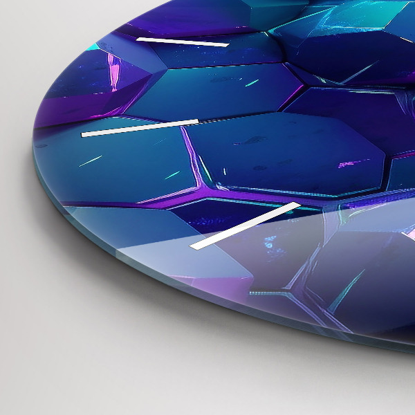 Wanduhr rund mit motiv Geometrische Formen