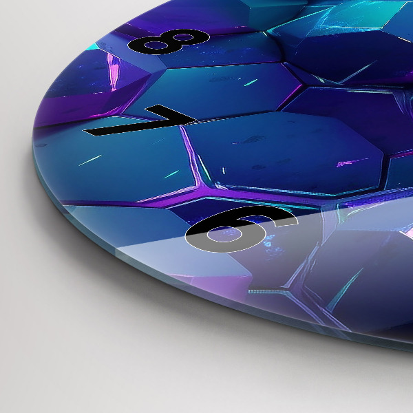 Wanduhr rund mit motiv Geometrische Formen