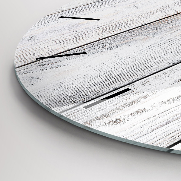 Wanduhr rund Bemalte Bretter