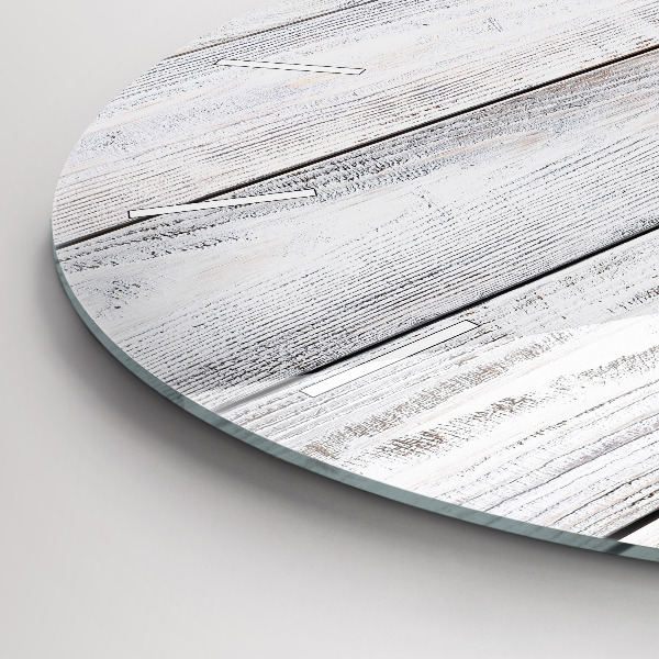 Wanduhr rund Bemalte Bretter