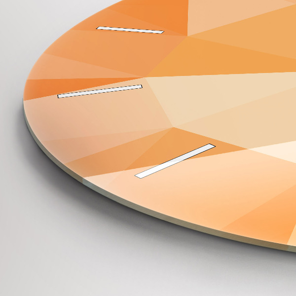 Wanduhr rund mit motiv Abstrakte Dreiecke