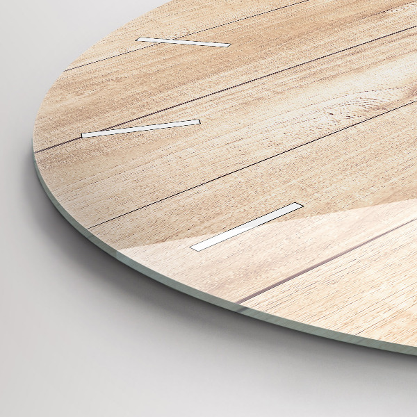 Wanduhr rund mit motiv Hölzerne Textur