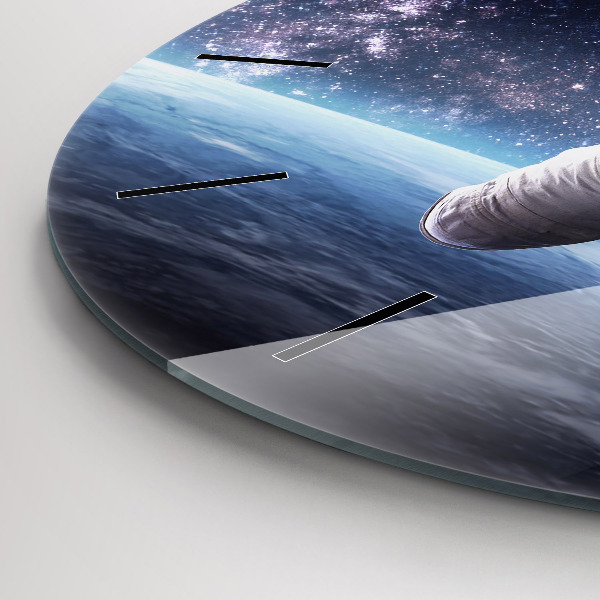 Wanduhr rund mit motiv Astronaut