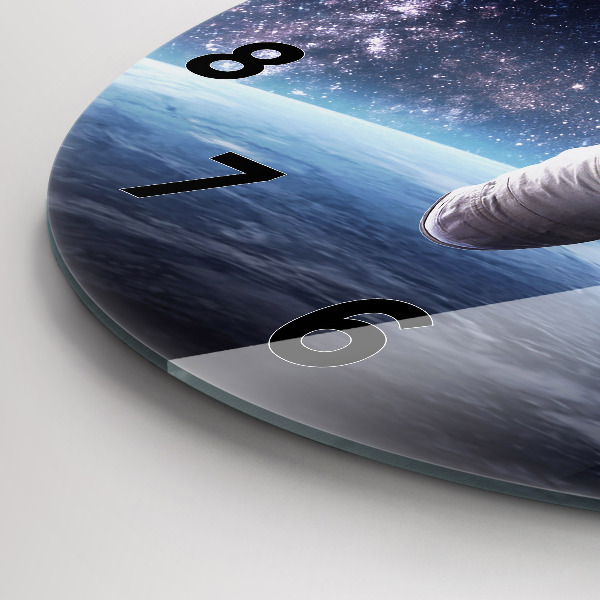 Wanduhr rund mit motiv Astronaut