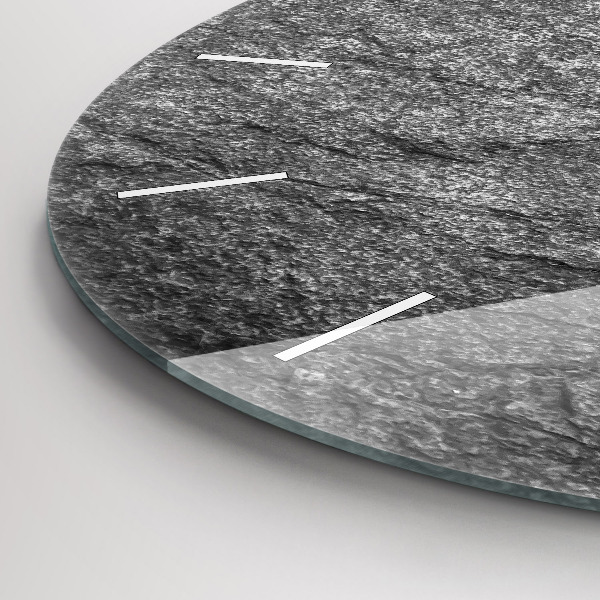 Wanduhr rund Vulkanisches Gestein