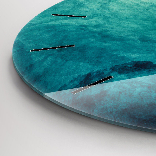 Wanduhr rund Tiefe Abstraktion