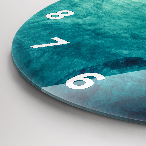 Wanduhr rund Tiefe Abstraktion