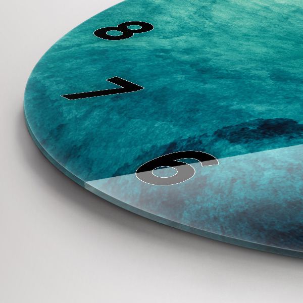 Wanduhr rund Tiefe Abstraktion