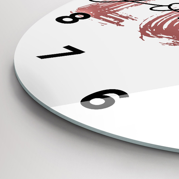 Wanduhr rund mit motiv Inschrift Liebe dich selbst