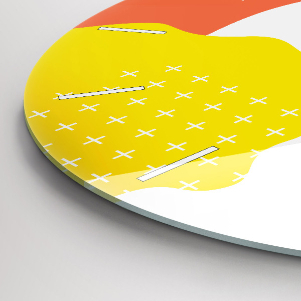 Wanduhr rund POP abstrakt