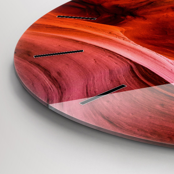 Wanduhr rund mit motiv Schlucht