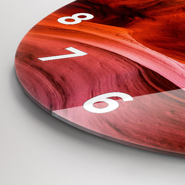 Wanduhr rund mit motiv Schlucht